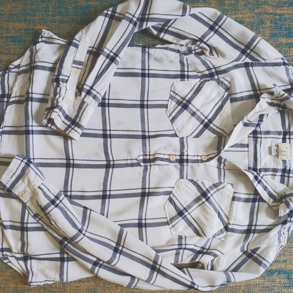 High-low Half Buttondown Shirt
